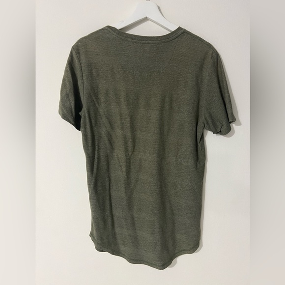 Men green longer fit t-shirt by Pacsun size Small - Picture 3 of 5